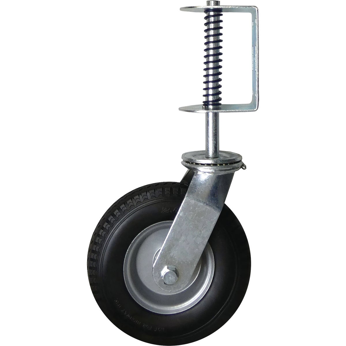 Shepherd Hardware 8 In. Black Pneumatic Swivel Gate Caster