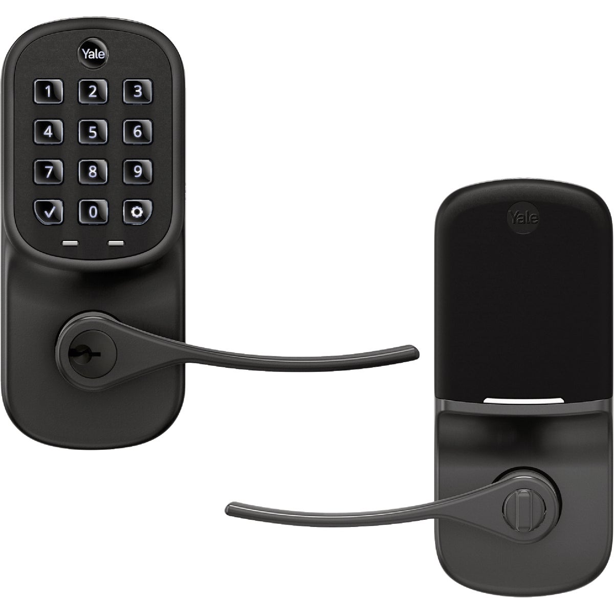Yale Assure Lever Black Standalone Electronic Lock Keypad Deadbolt