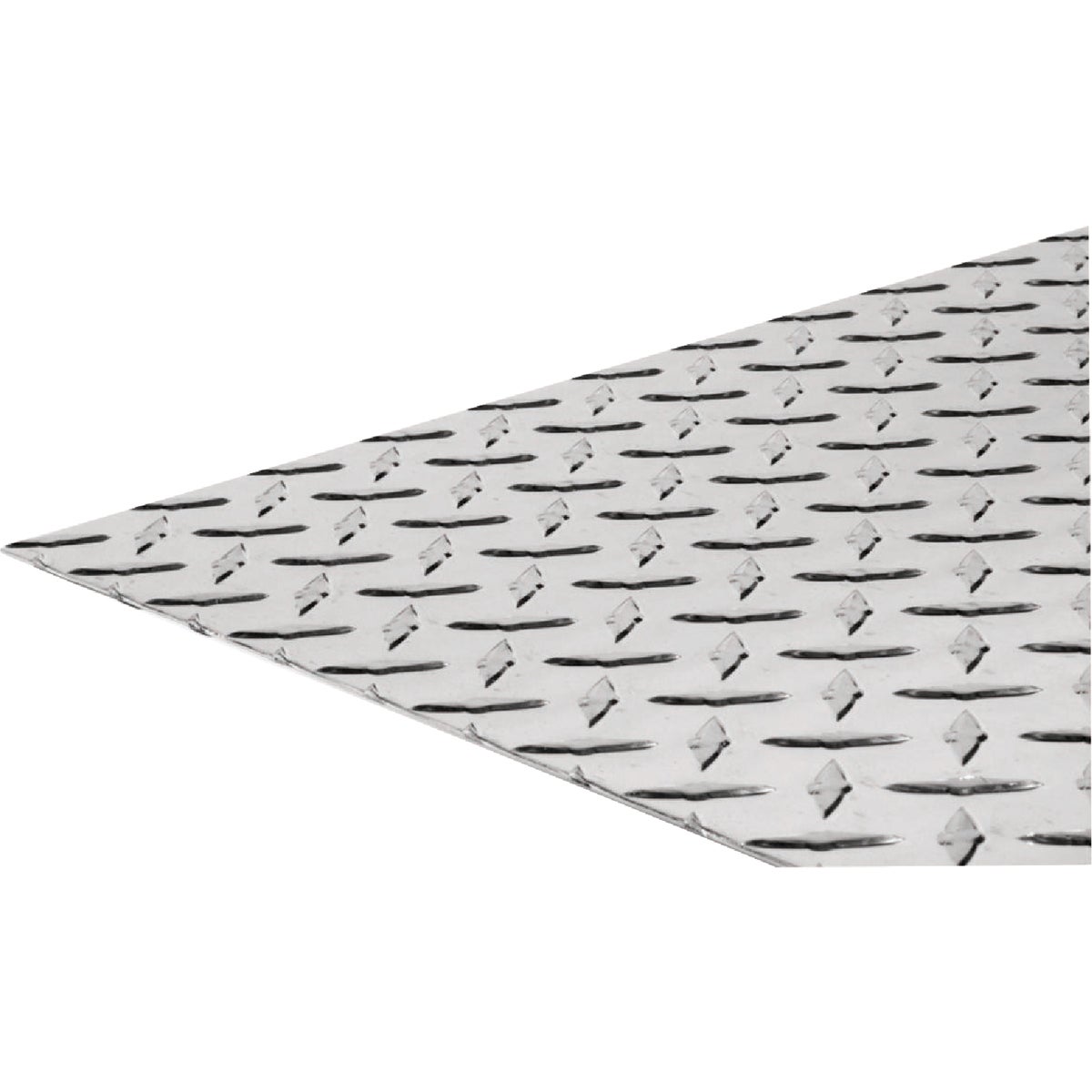 Hillman SteelWorks 0.100 In. x 24 In. x 24 In. Bright Aluminum Tread Plate