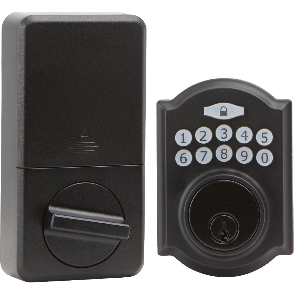 Steel Pro Electronic Deadbolt, Matte Black