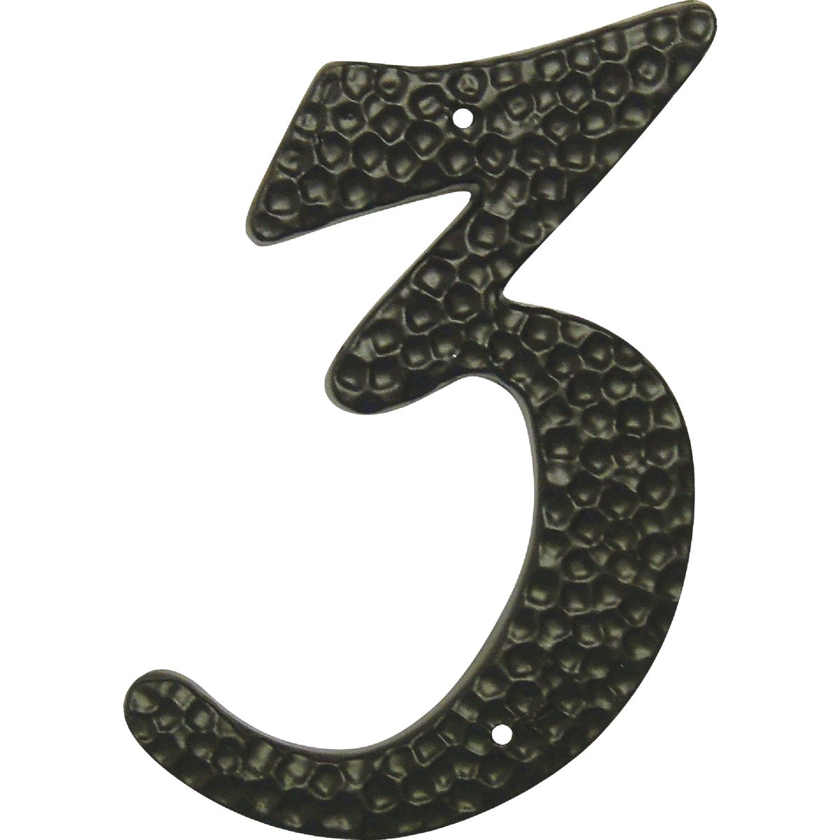 3-1/2″ BLK ALUM NUMBER 3