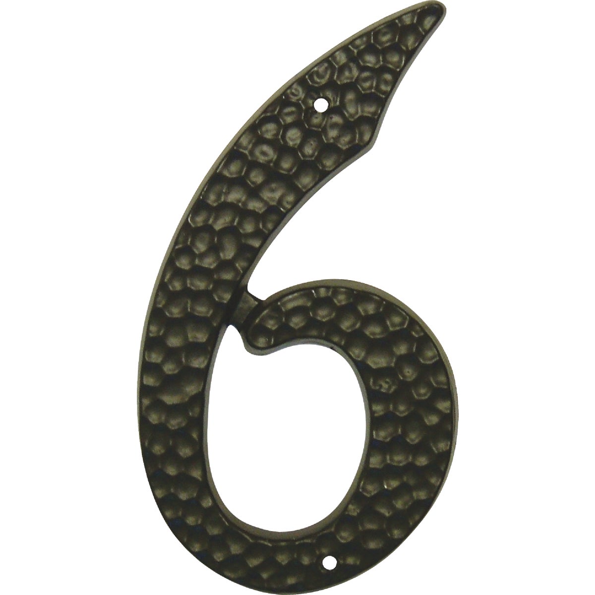 3-1/2″ BLK ALUM NUMBER 6