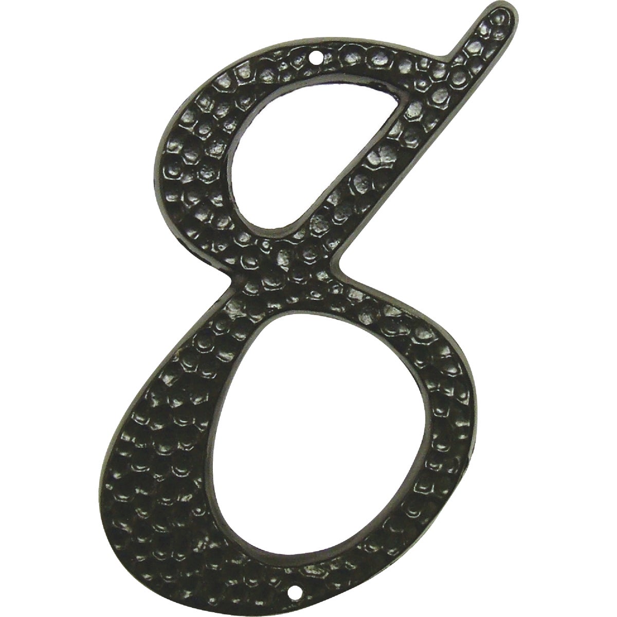 3-1/2″ BLK ALUM NUMBER 8