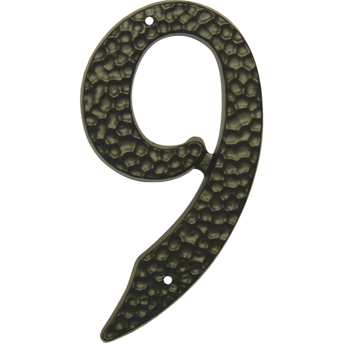 3-1/2″ BLK ALUM NUMBER 9
