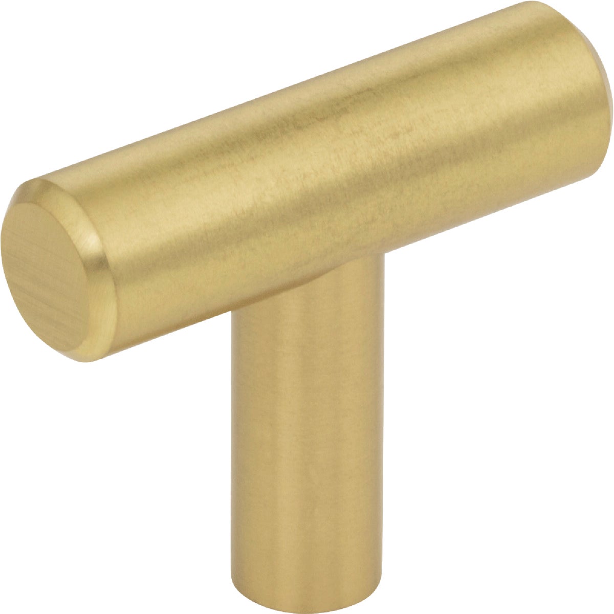 KasaWare 1-1/2 In. Overall Length Brushed Gold Cabinet T-Knob (4-Pack)