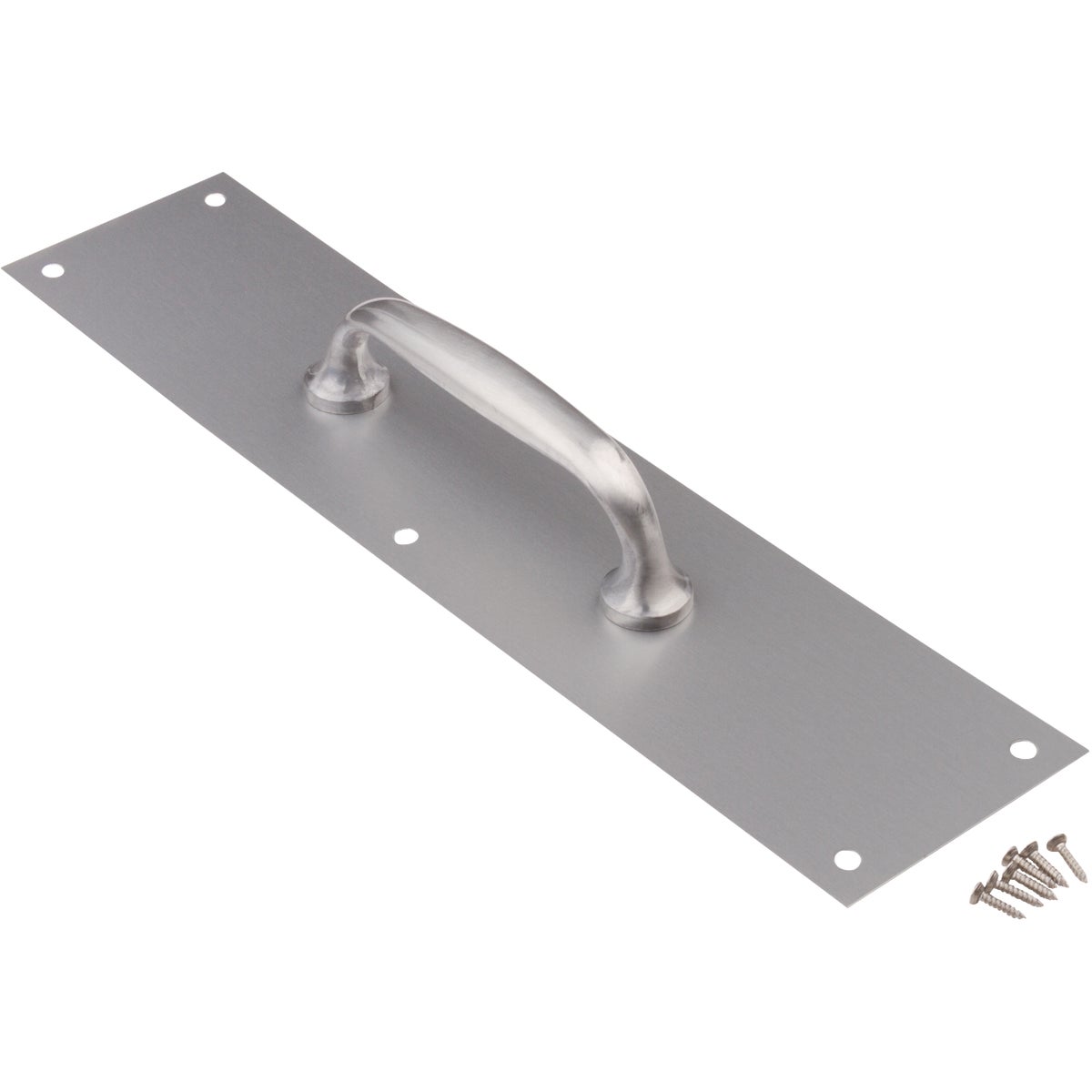 National Satin Aluminum Pull Plate