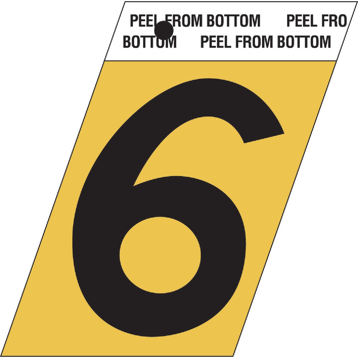 1-1/2″GOLD ALUM NUMBER 6