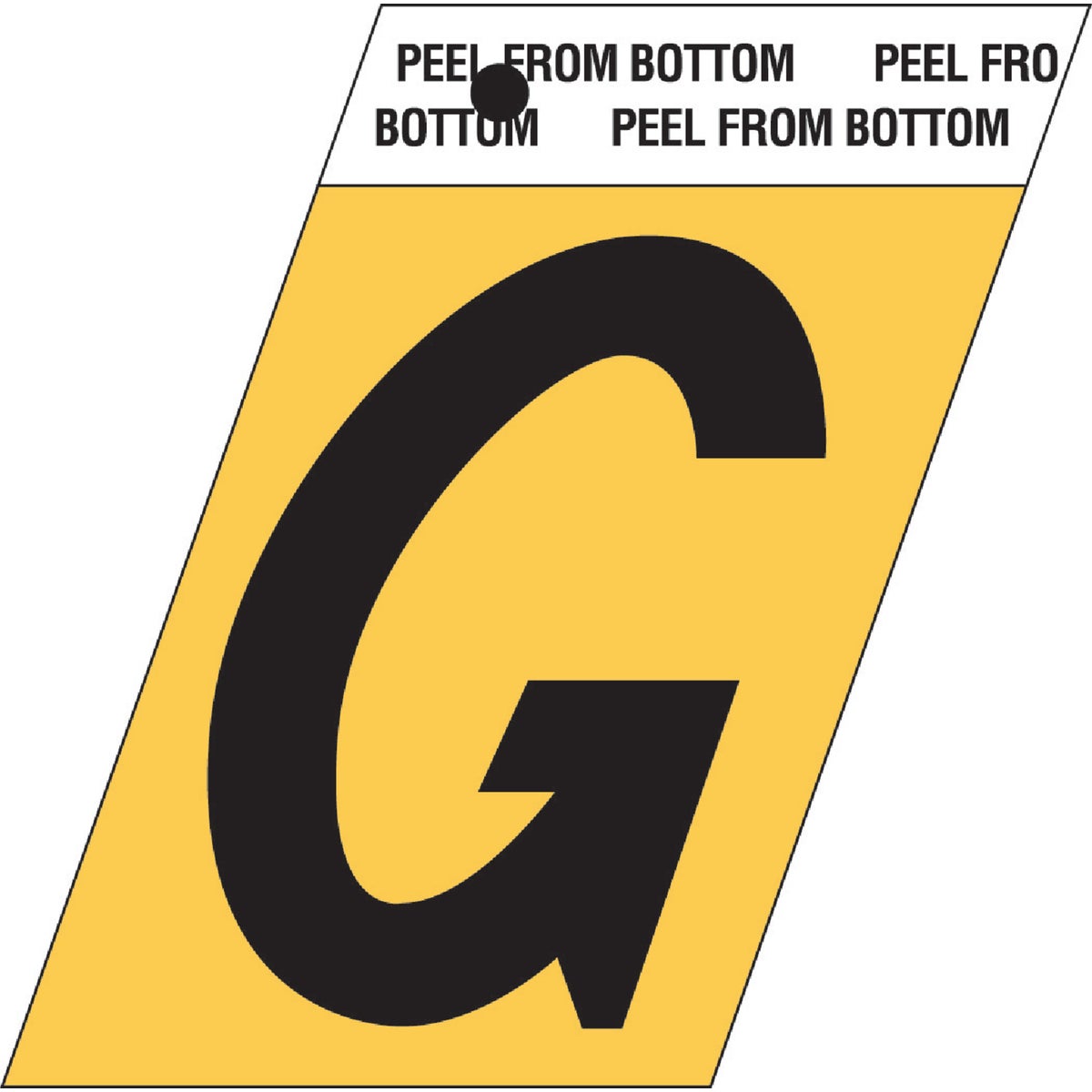 1-1/2″GOLD ALUM LETTER G