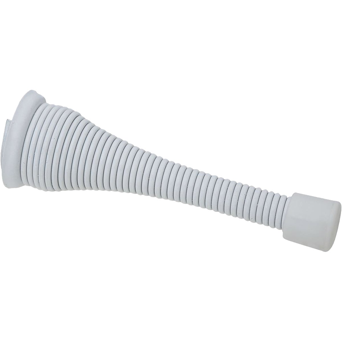 National White Broad Spring Door Stop