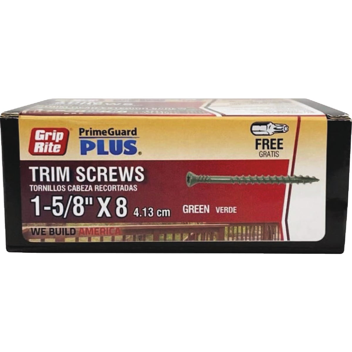 Do it Best PrimeGuard Plus #8 x 1-5/8 In. Star Drive Green Exterior Screw (1 Lb.)