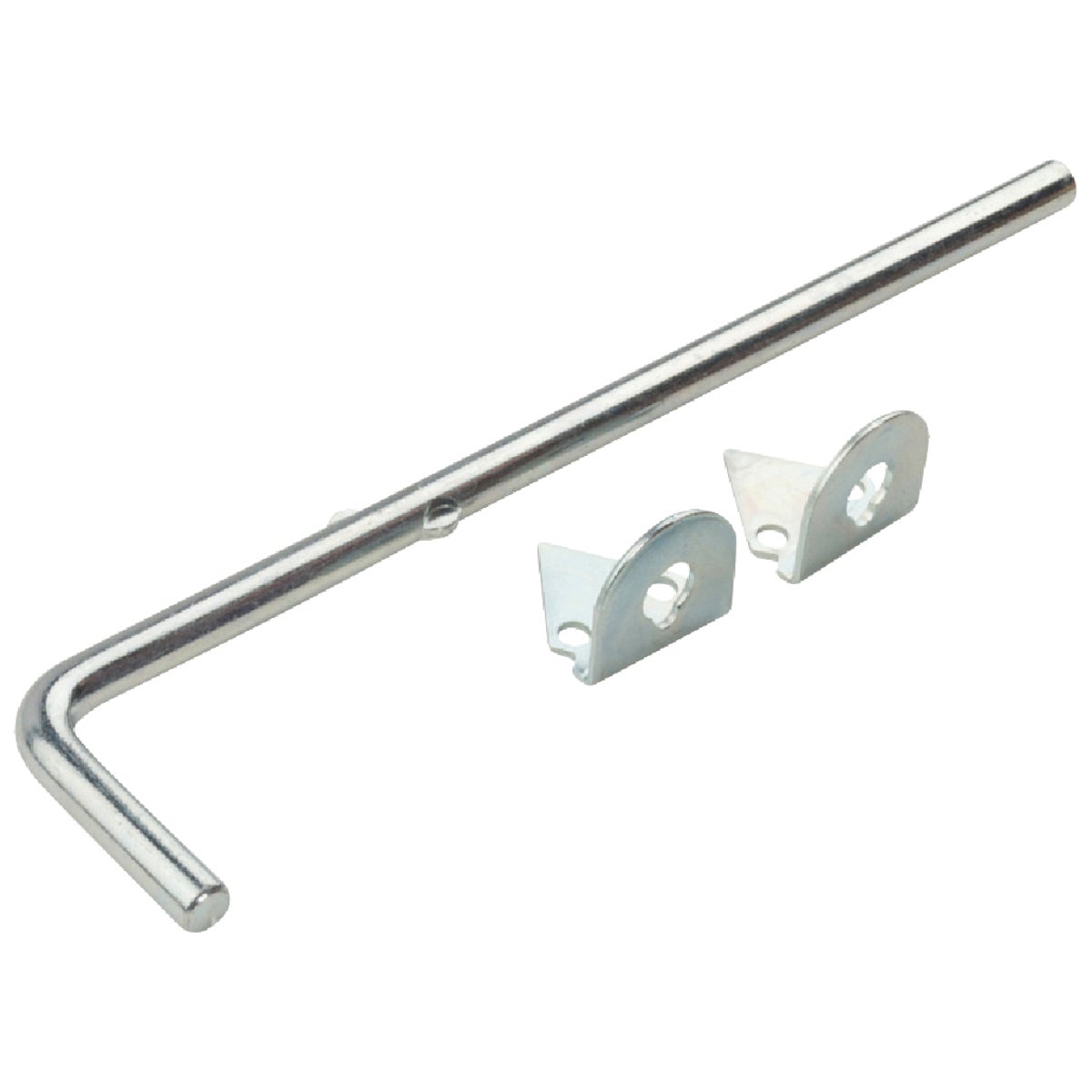 National 12 In. L. x 1/2 In. Dia. Zinc Plated Steel Cane Bolt