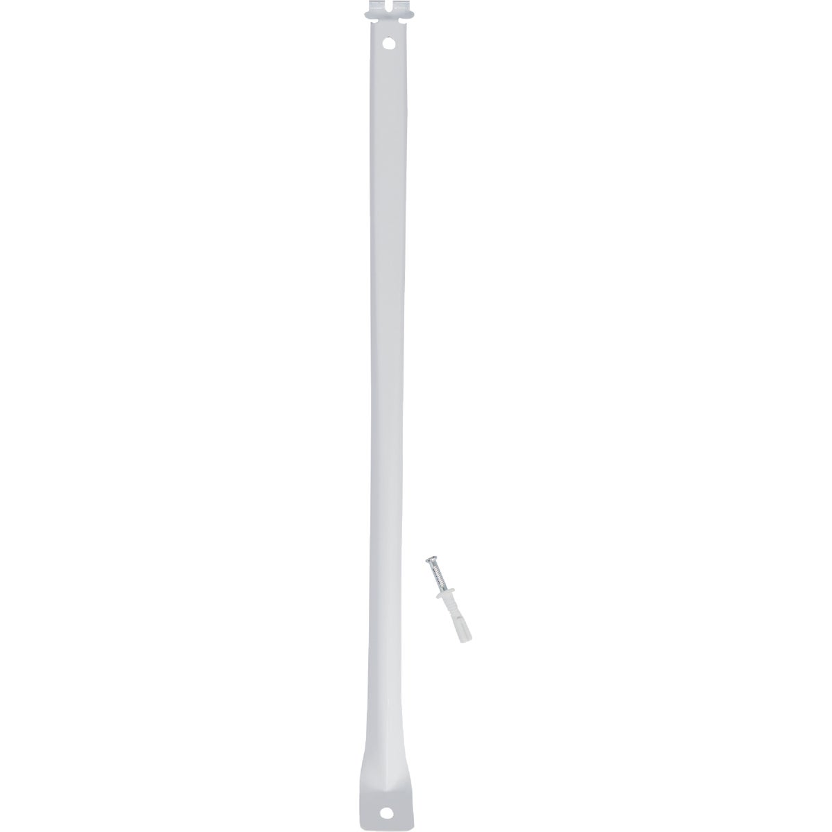 Rubbermaid 12 In. White Steel Support Brace