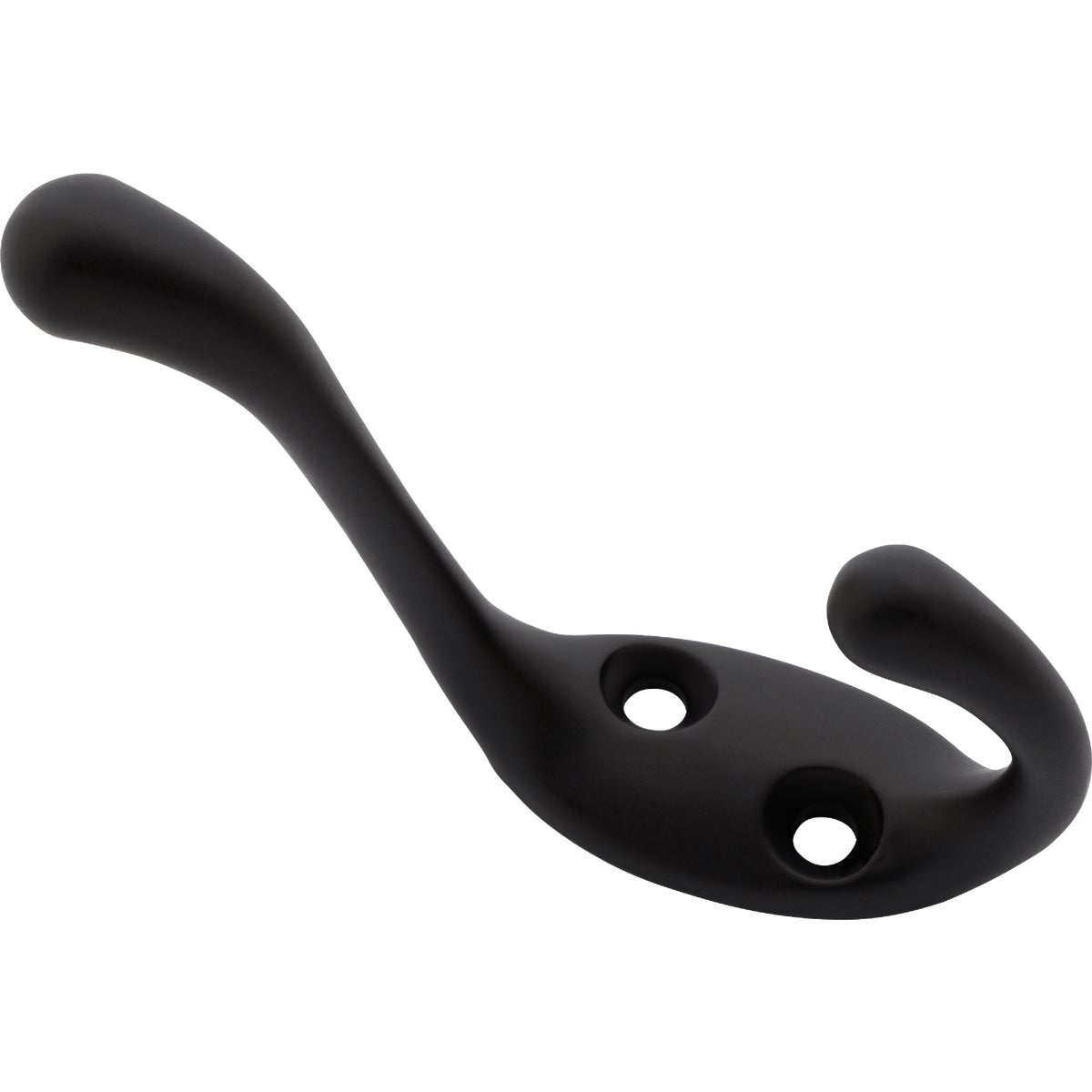 National Hardware Matte Black Heavy Duty Coat Hook