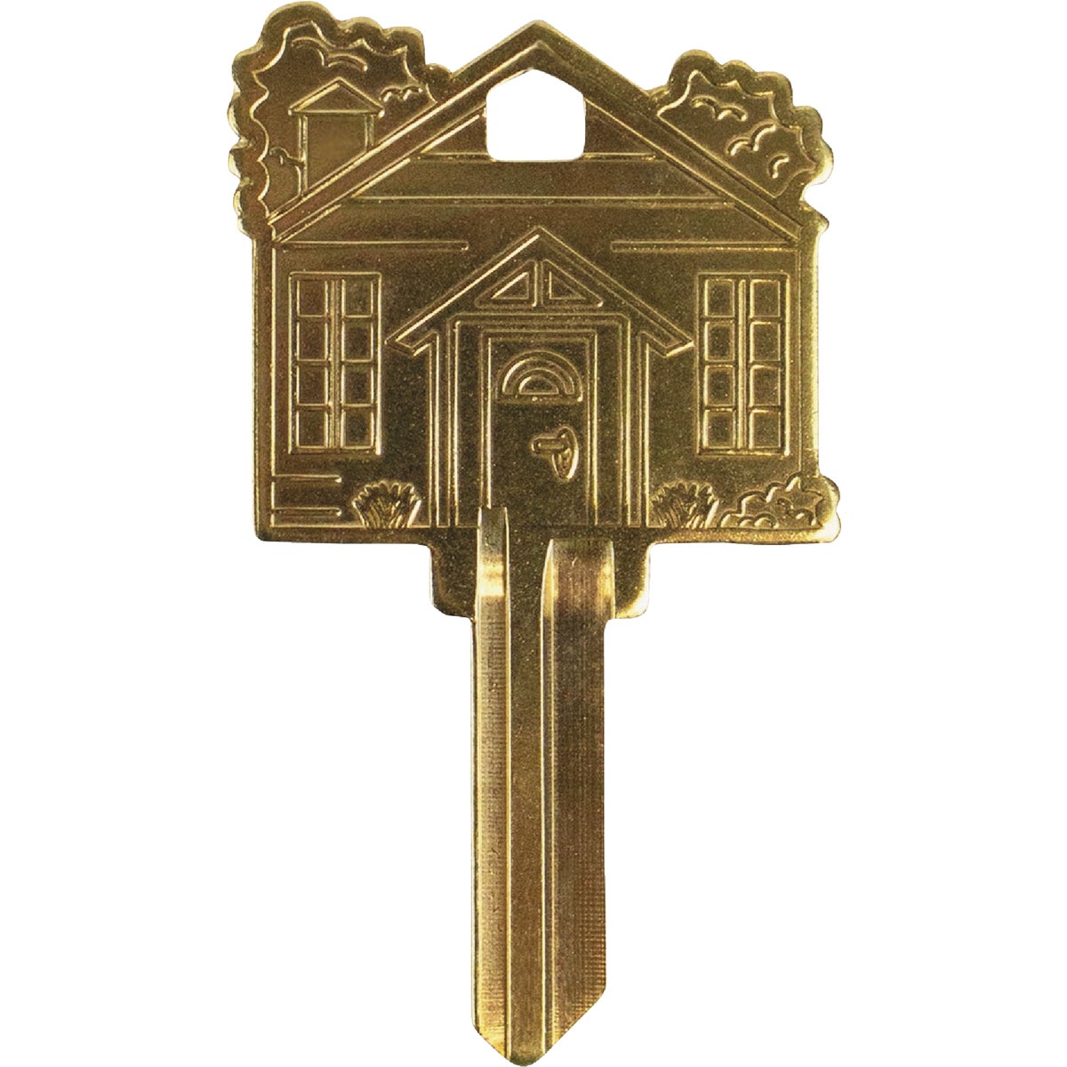 Lucky Line Brass Home Key Shapes Decorative House Key - SC1 ADA Friendly