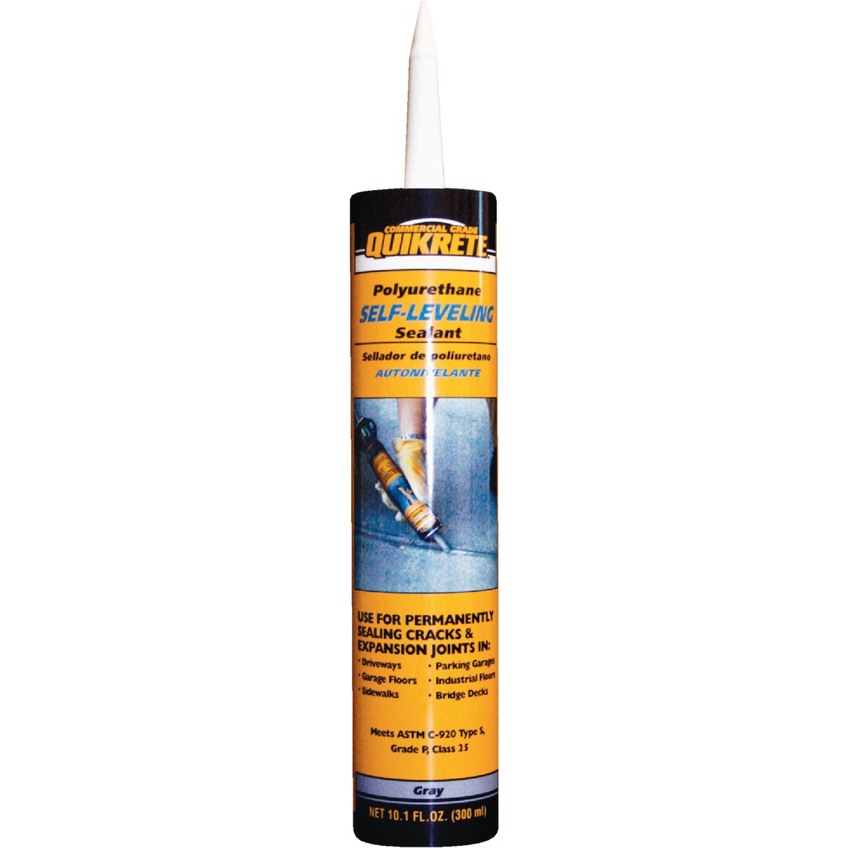 Quikrete 10 Oz. Gray Advanced Polymer Self-Leveling Sealant