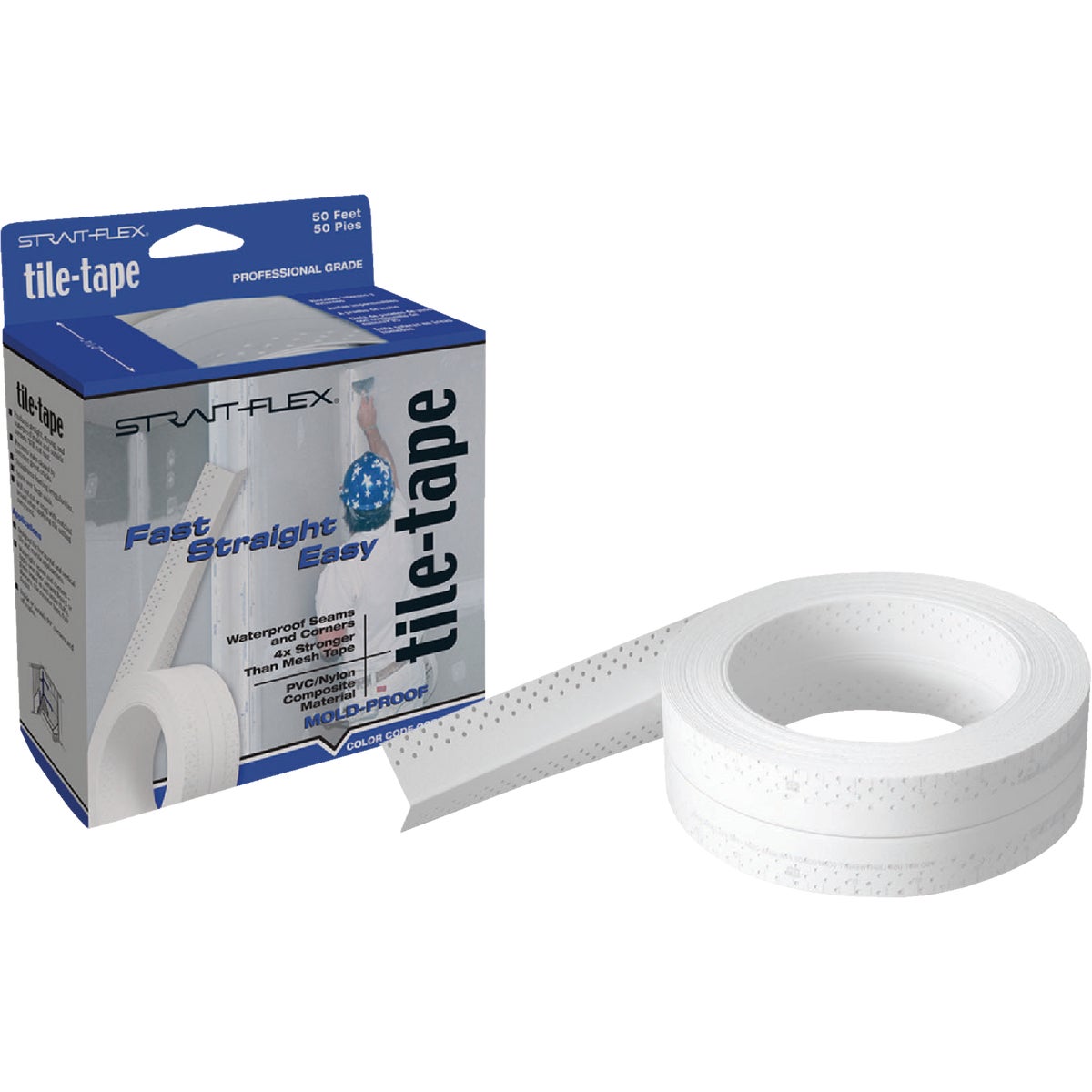 Strait Flex Tile-Tape 2-1/4 In. x 100 Ft. Cement Board Tape