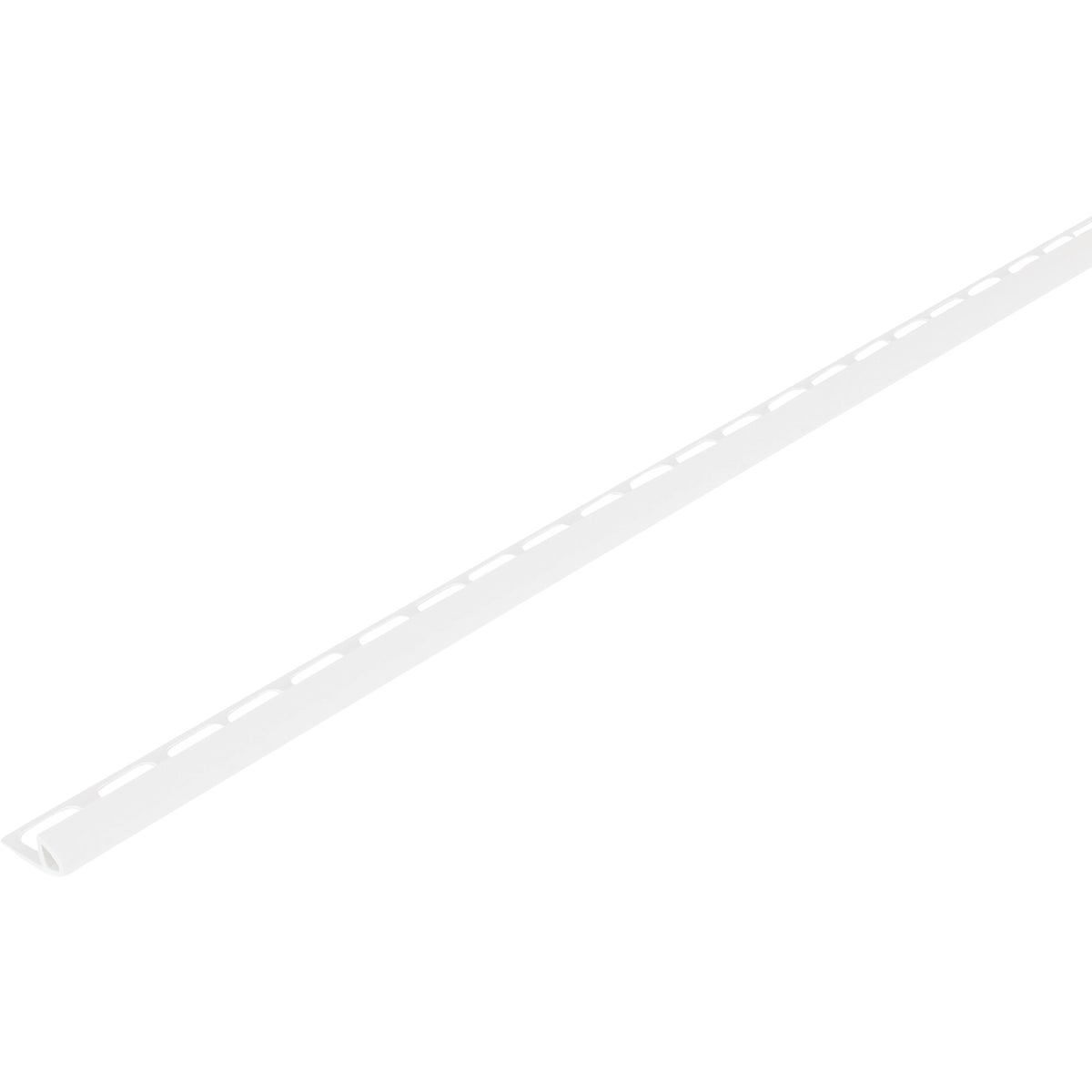 M-D Building Products 3/8 In. x 8 Ft. White Heavy-Duty Vinyl Tile Edging