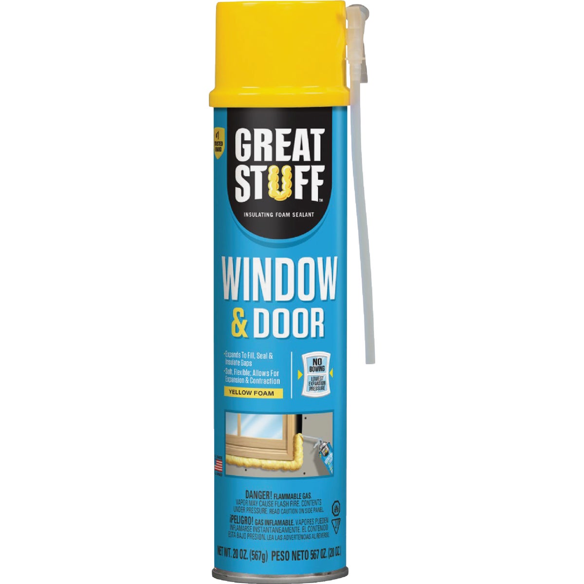 Great Stuff Pro Window & Door 20 Oz. Straw Foam