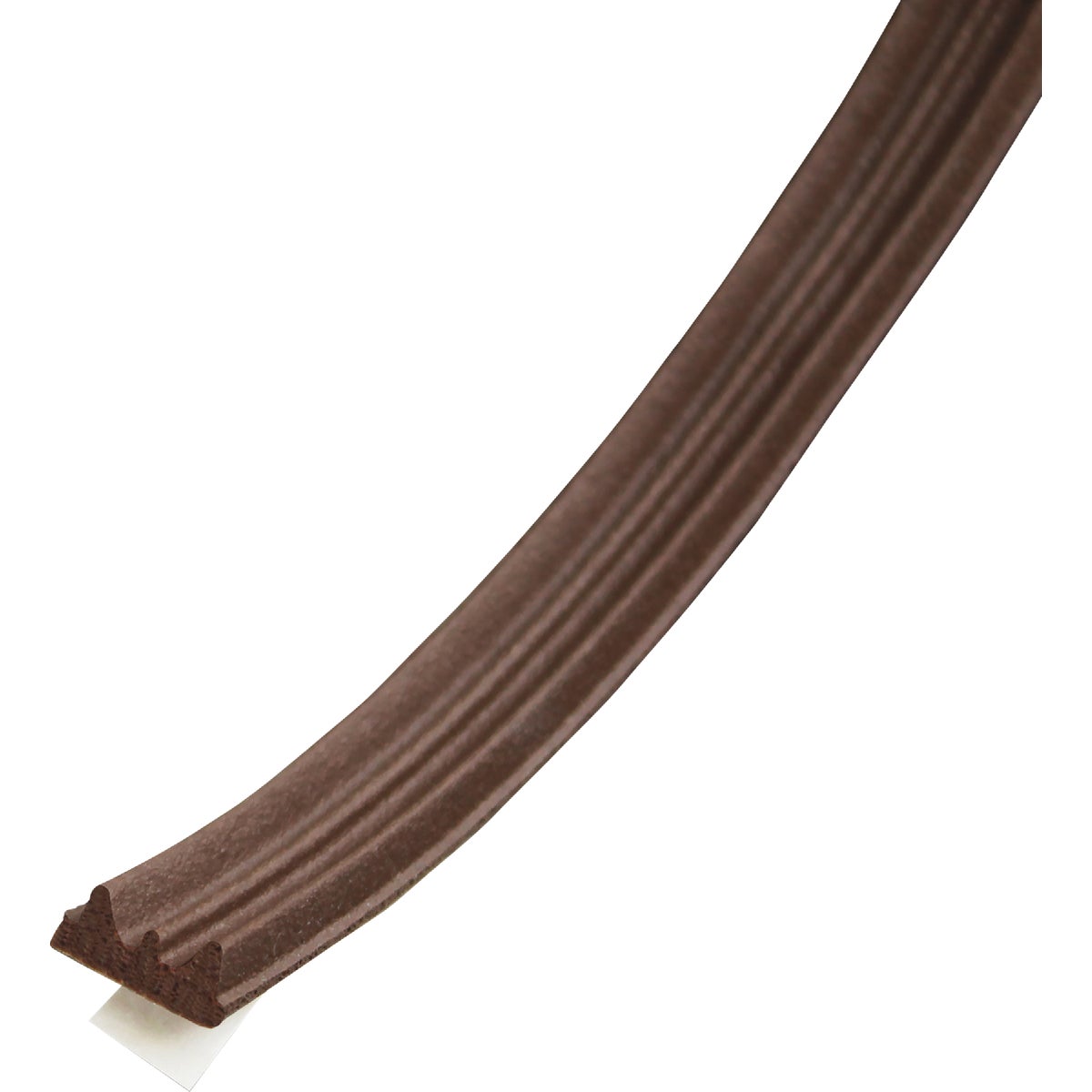 M-D Brown 17 Ft. 3/8 In. Extreme Temp Small Gap Rubber Weatherstrip, Brown