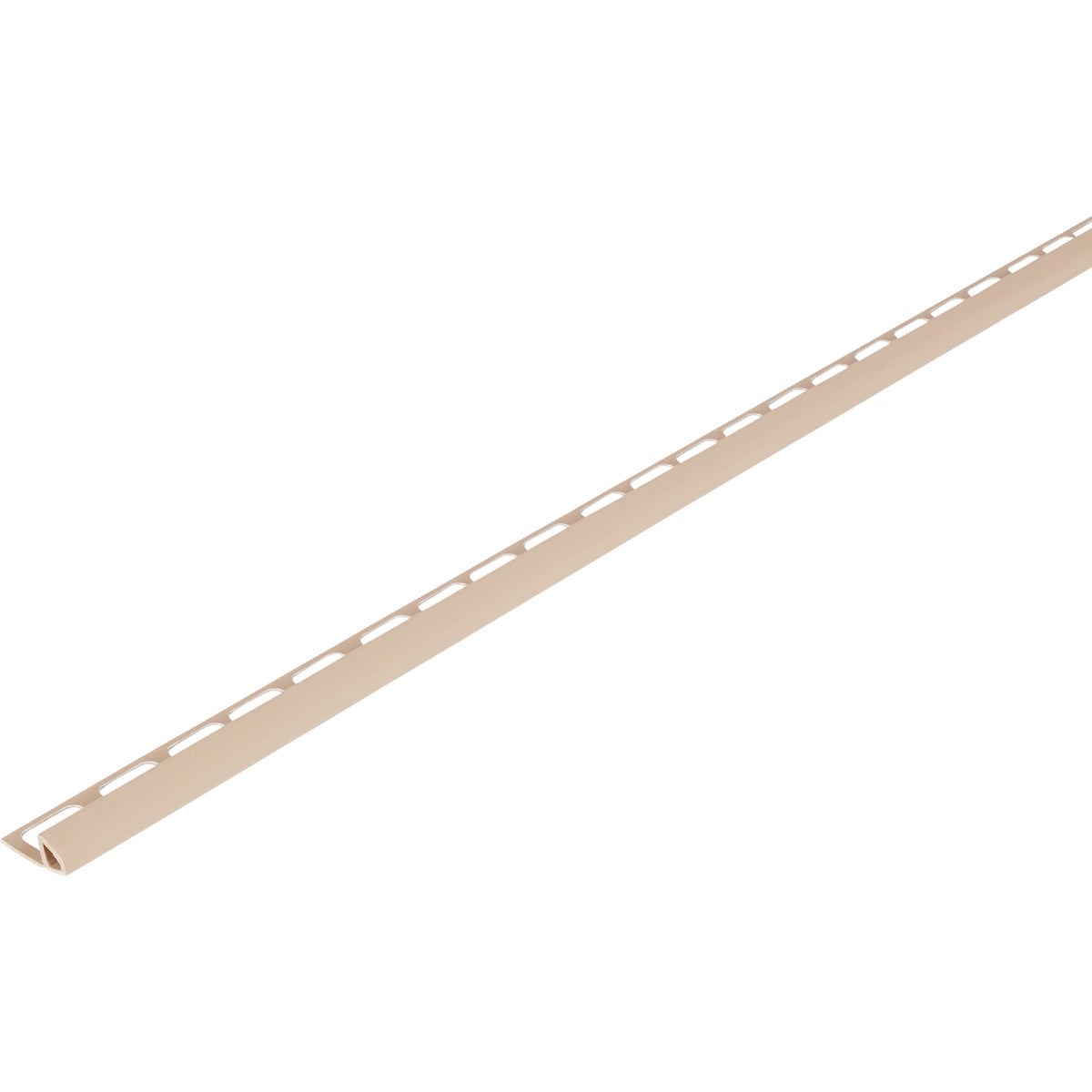 M-D 3/8 In. x 8 Ft. Beige PVC Bullnose Tile Edging