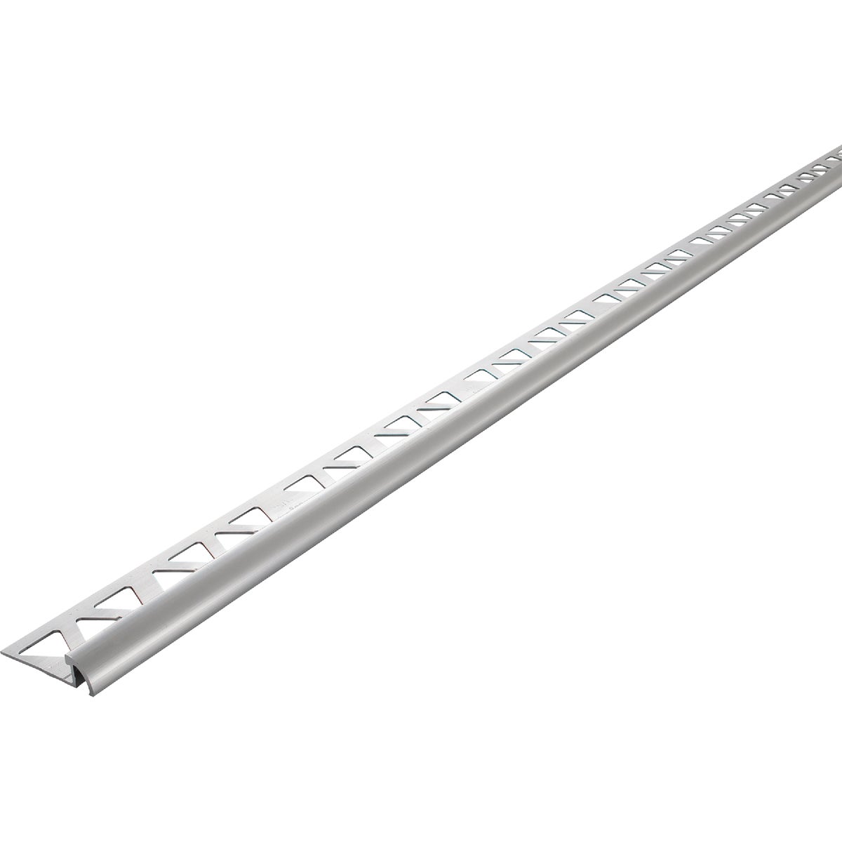 M-D Building Products 5/16 In. x 8 Ft. Bright Clear Aluminum Bullnose Tile Edging