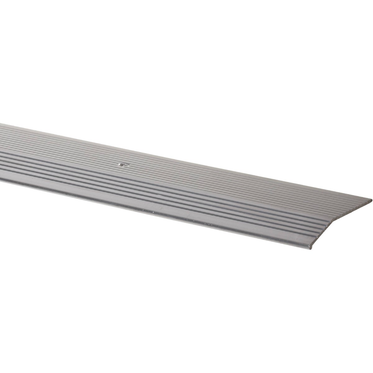 Do it Satin Silver Fluted 2 In. x 6 Ft. Aluminum Carpet Trim Bar, Extra Wide