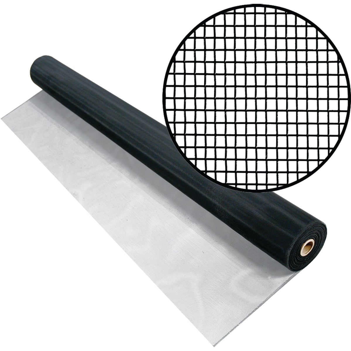 Phifer 30 In. x 100 Ft. Black Aluminum Screen