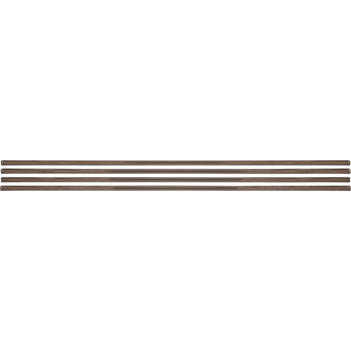 Smart Edge 0.27 In. x 18 In. Peel & Stick Edge Backsplash Trim, Ambra (Bronze Metallic) (4-Pack)