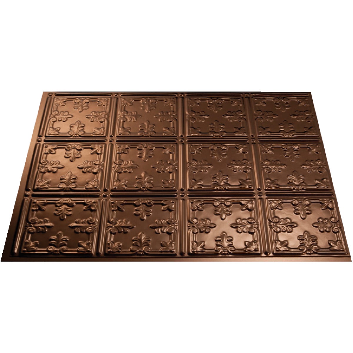 Fasade 18 In. x 24 In. Thermoplastic Backsplash Panel, Oil-Rubbed Bronze Traditional 10
