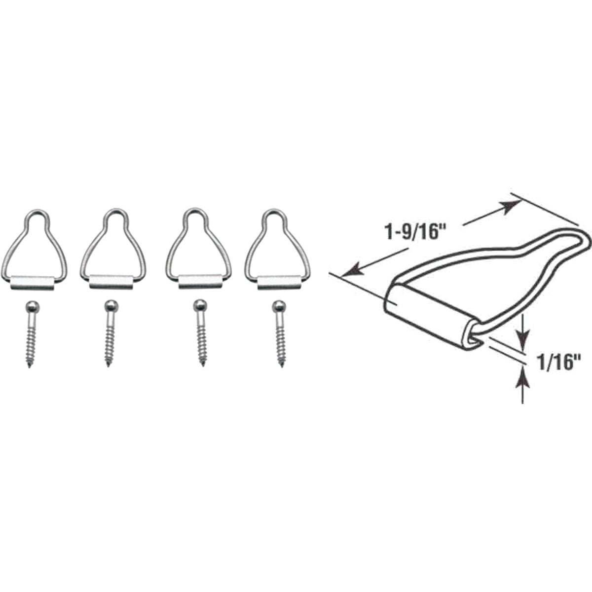 4PK SPLN CHNL BAIL LATCH