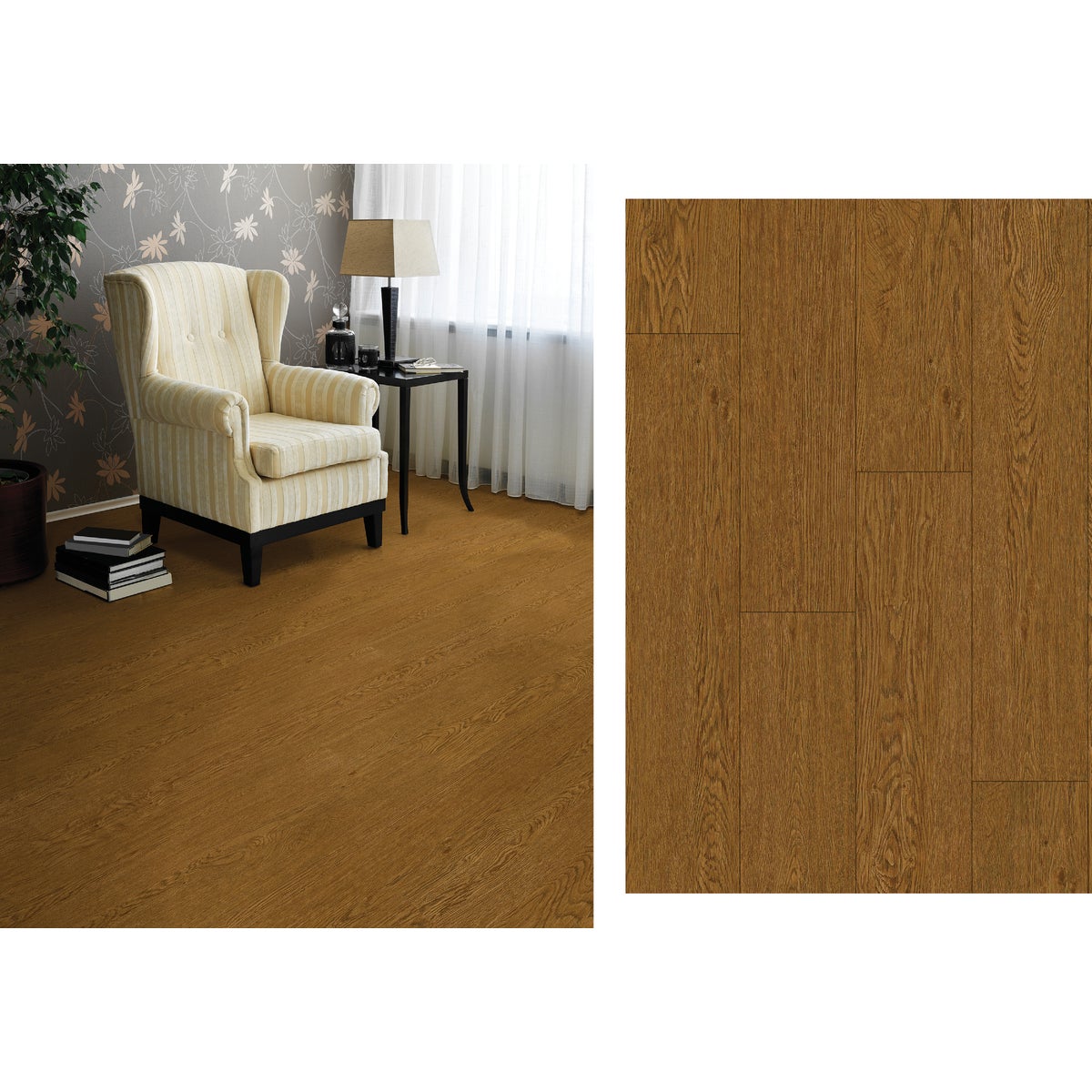 Mohawk Fernwood 6 In. W x 48 In. L Autumn Dusk Luxury Vinyl Floor Plank (51.99 Sq. Ft./Case)