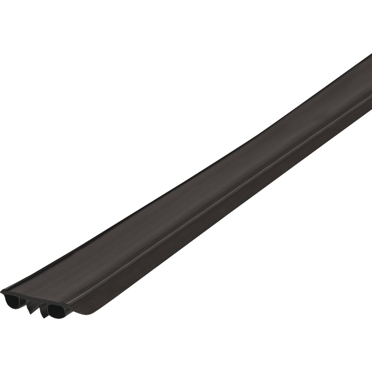 M-D 1.75 In. W. x 0.50 In. H. x 36 In. L. Brown Vinyl Door Bottom with Vinyl Fins for 1-3/4 In. Door