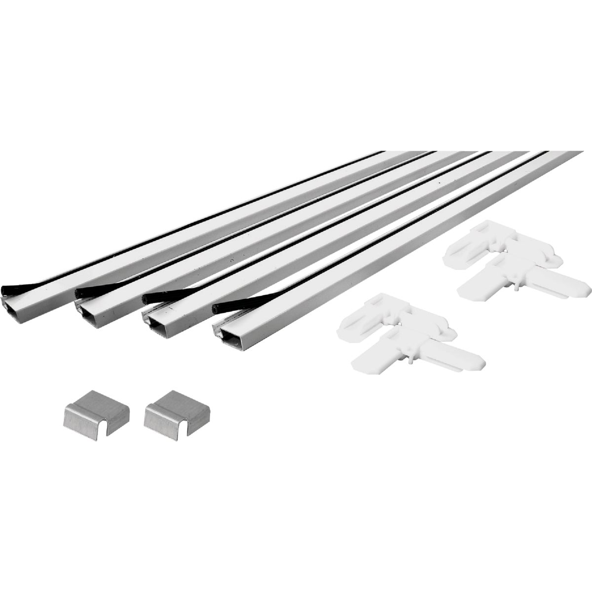 Prime-Line 3/4 In. x 5/16 In. x 5 Ft. White Screen Frame Kit