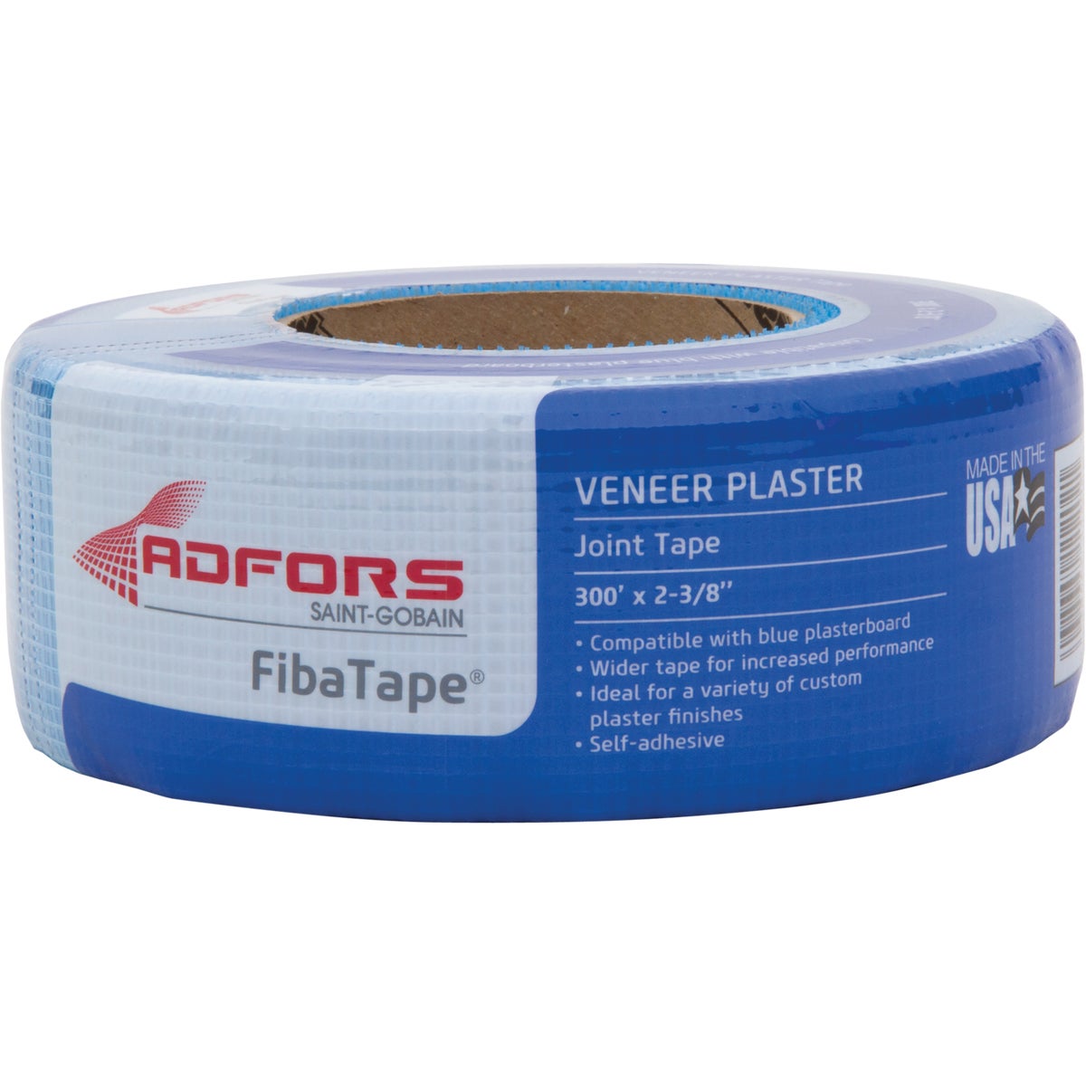 FibaTape Veneer Plaster 2-1/2 In. x 300 Ft. Blue Joint Drywall Tape