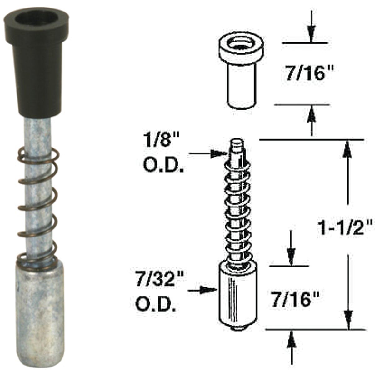 6PK DICST SC PLNGR LATCH