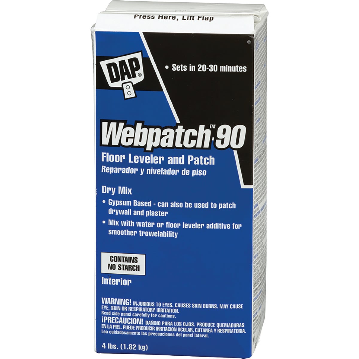 DAP Webpatch 90 Floor Leveler and Patch, Off White, 4 Lbs.