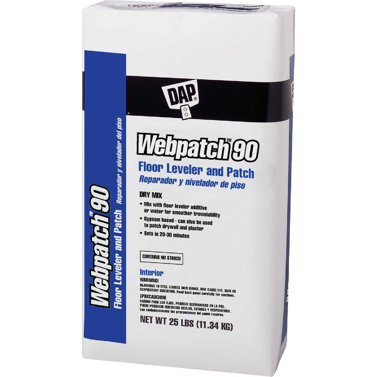 DAP Webpatch 90 Floor Leveler and Patch, Off White, 25 Lbs.