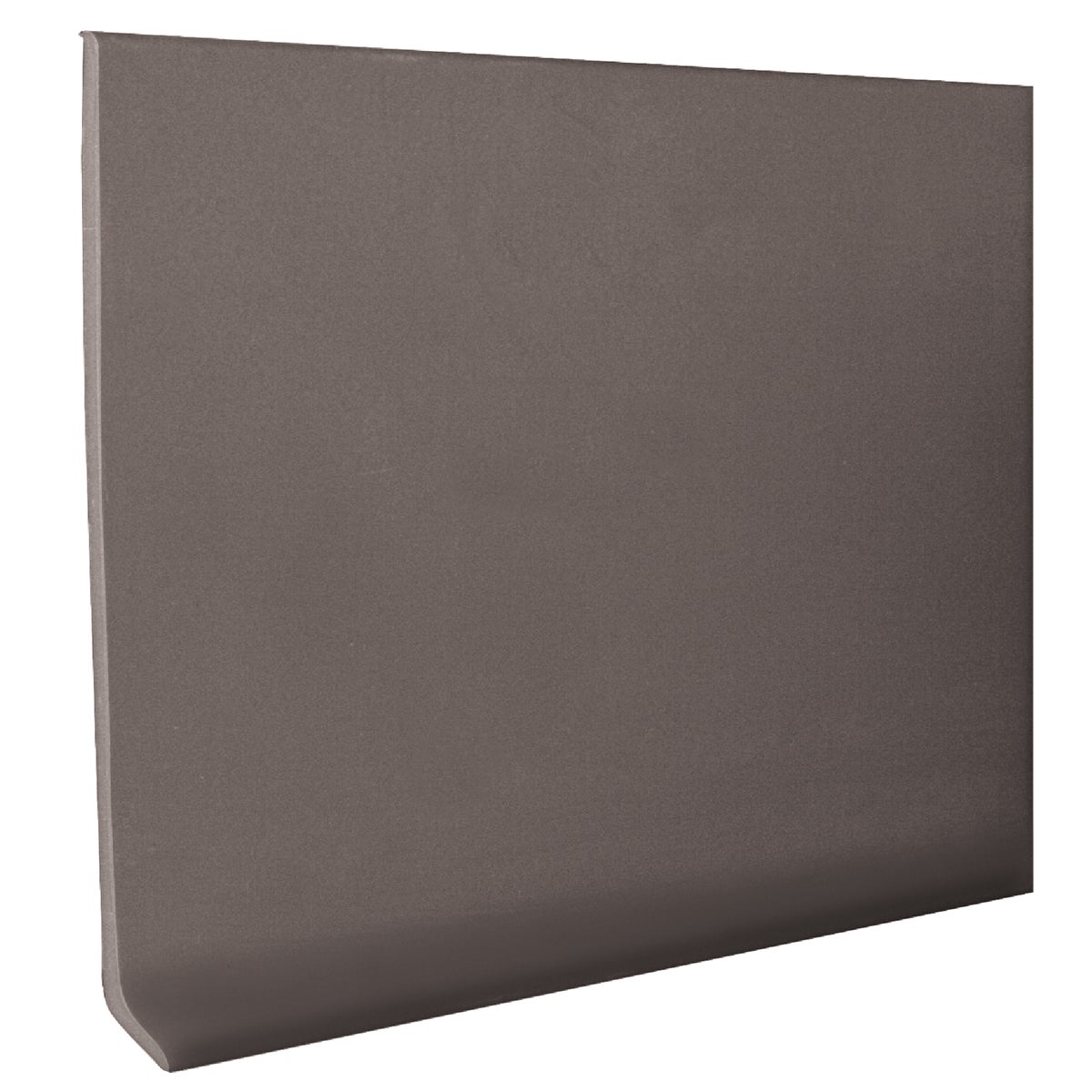 Roppe 2-1/2 In. x 4 Ft. Dark Gray Vinyl Dryback Wall Cove Base