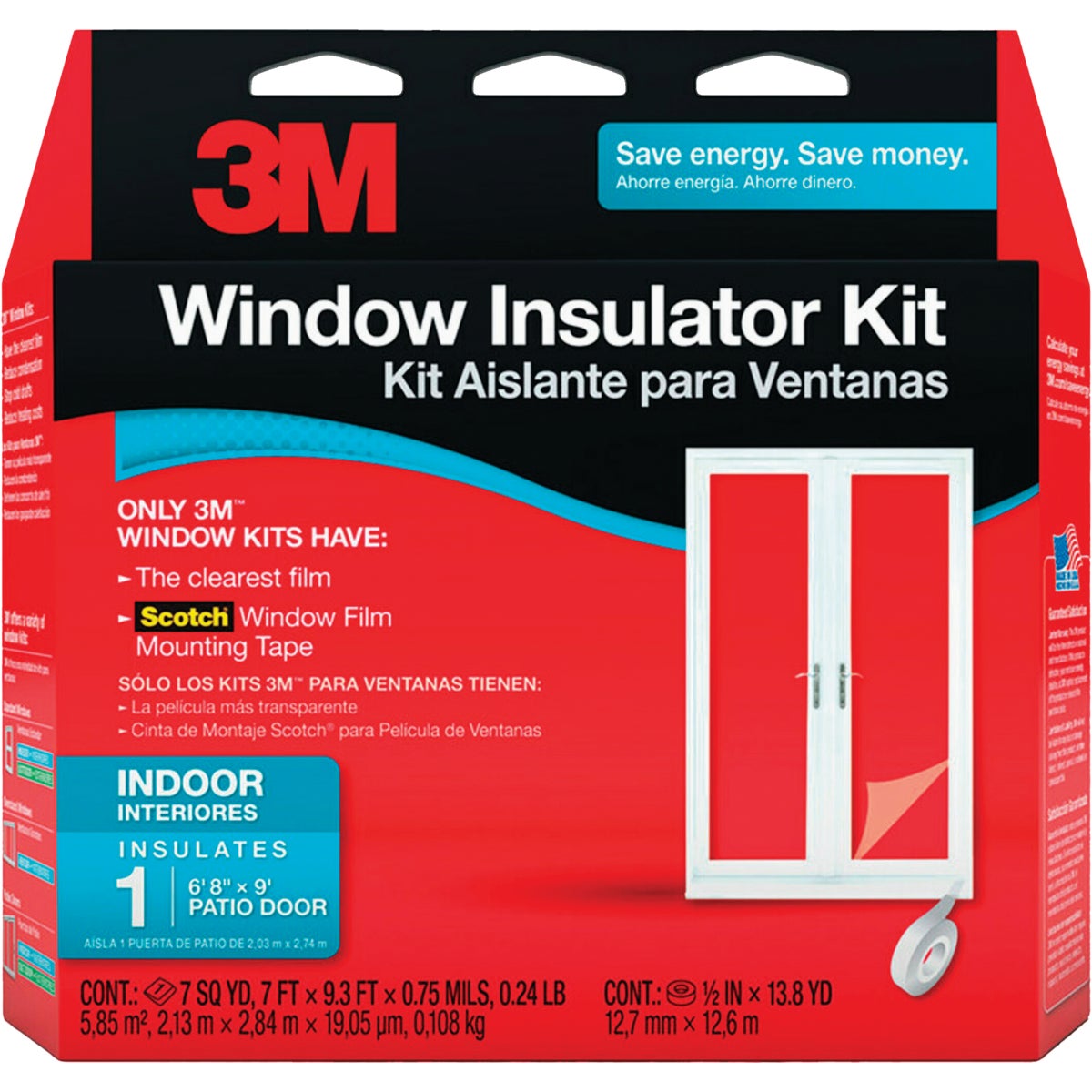 3M Indoor 84 In. x 112 In. Patio Door Insulation Kit