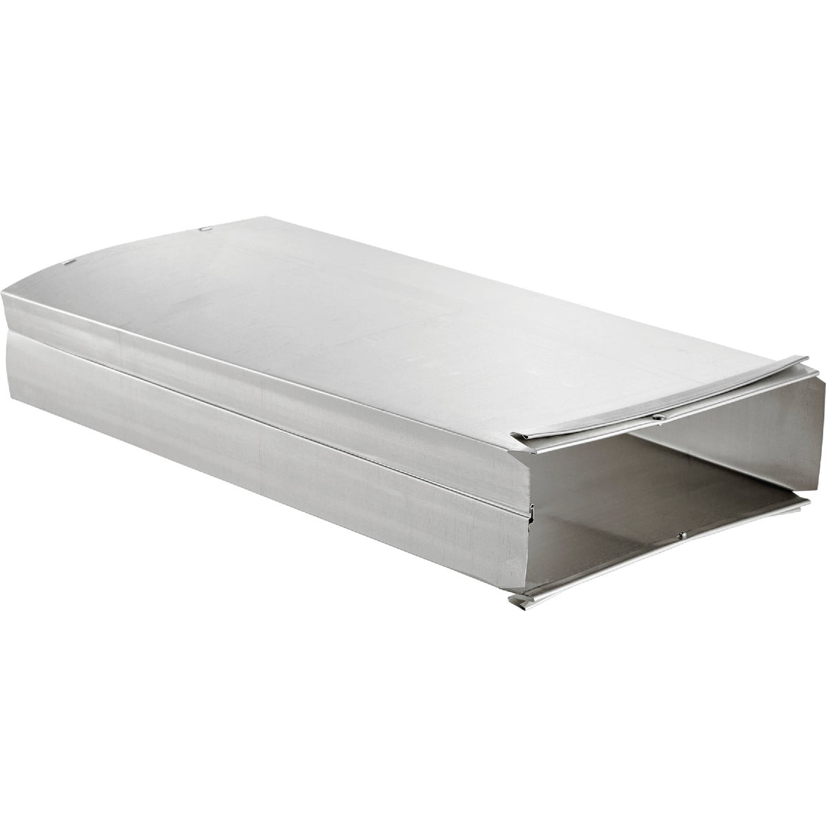 Lambro 3-1/4 In. x 10 In. Galvanized Steel Rectangular Wall Stack Duct
