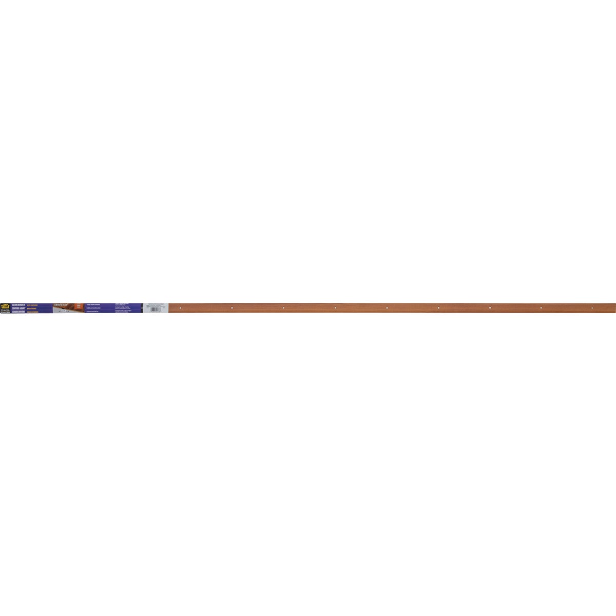 M-D Cherry 1-1/4 In. x 6 Ft. Aluminum w/Hardwood Finish Seam Binder