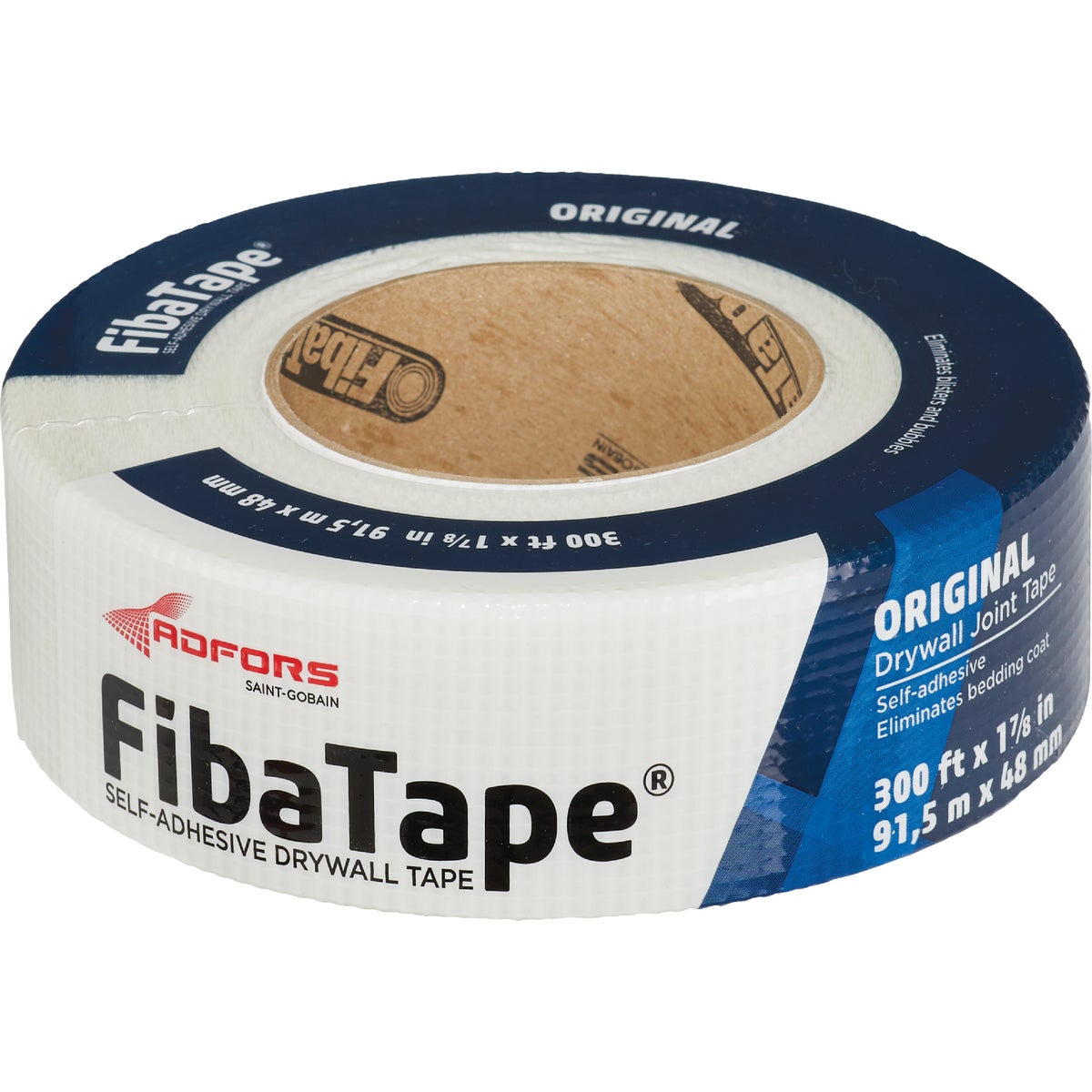 FibaTape 1-7/8 In. x 300 Ft. White Self-Adhesive Joint Drywall Tape