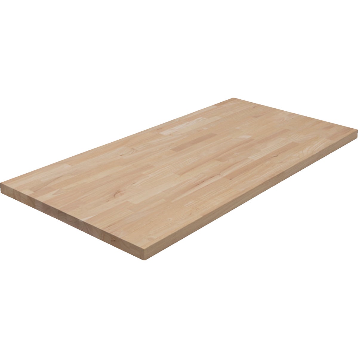 VT Industries CenterPointe 25 In. x 50 In. x 1.5 In. Unfinished Hevea Wood Butcher Block Countertop