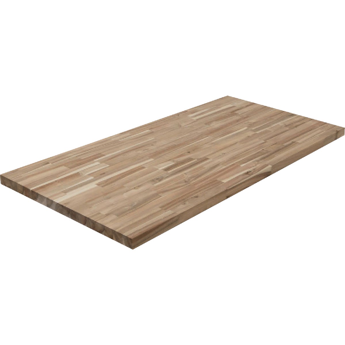 VT Industries CenterPointe 50 In. L x 25 In. D x 1.5 In. T Unfinished Acacia Wood Butcher Block Countertop with Square Edge