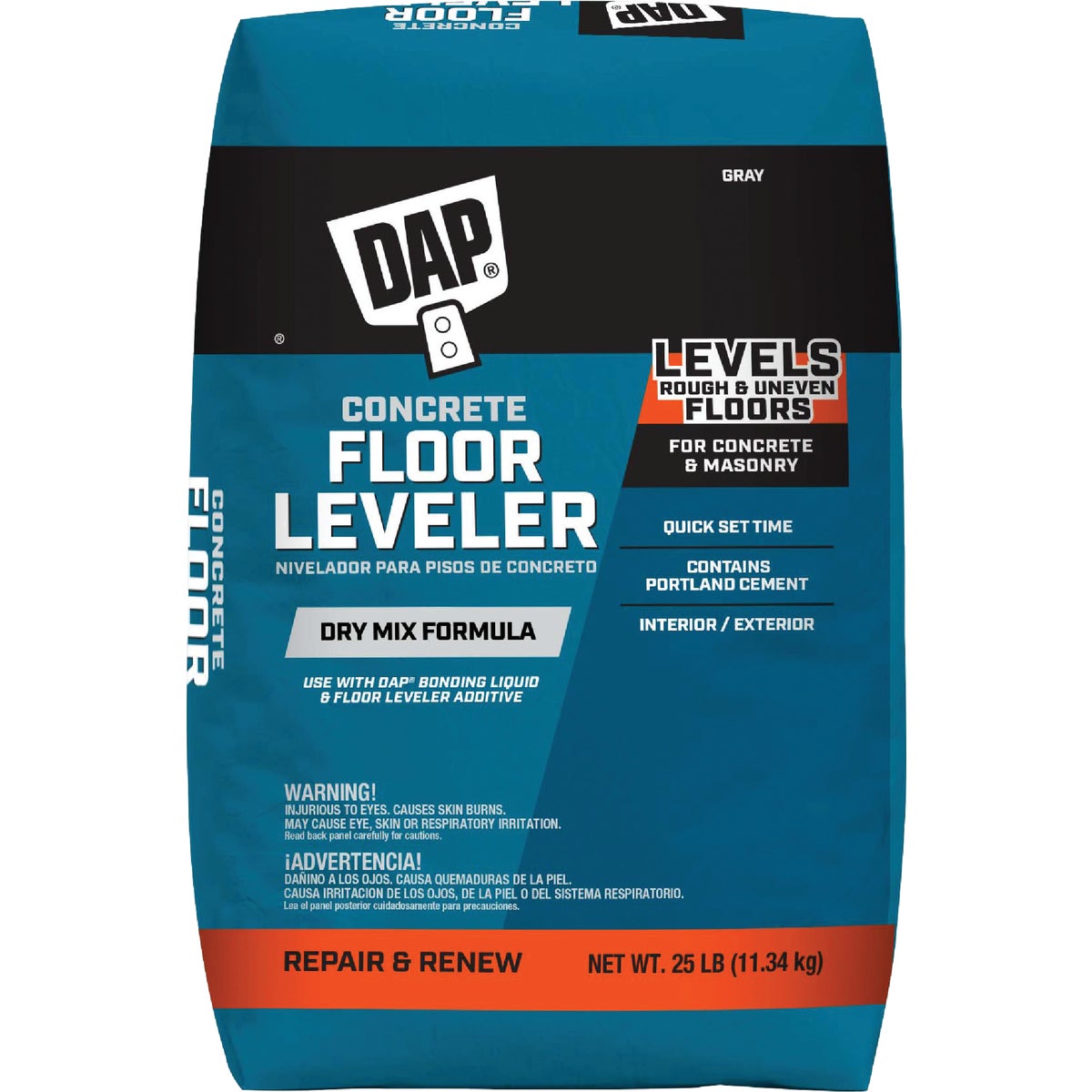 DAP Bondex Concrete Floor Leveler, Gray, 25 Lbs.