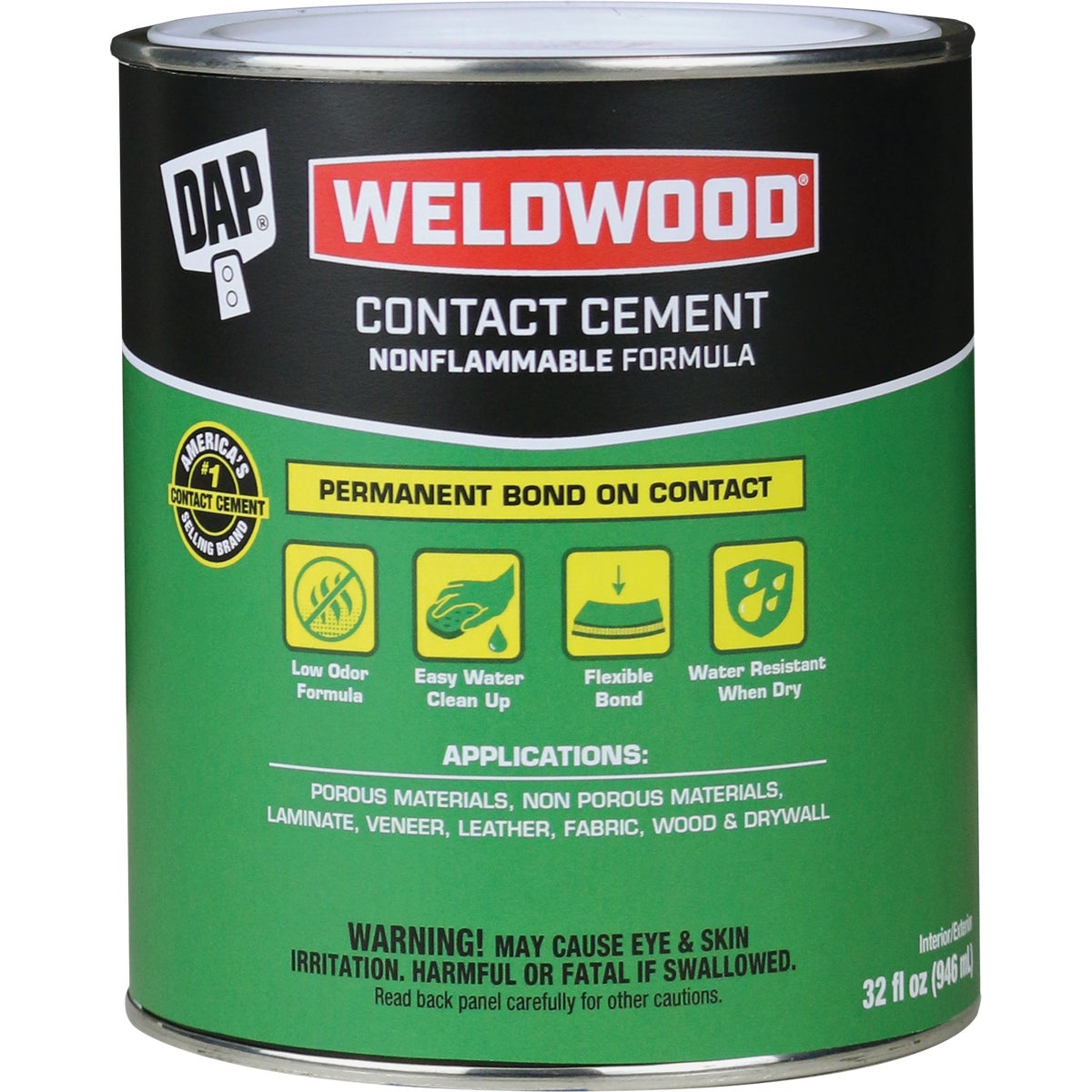 DAP Weldwood Qt. Nonflammable Contact Cement
