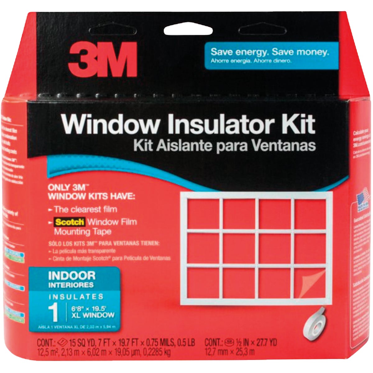 3M Indoor 84 In. x 237 In. Oversized Window Insulation Kit