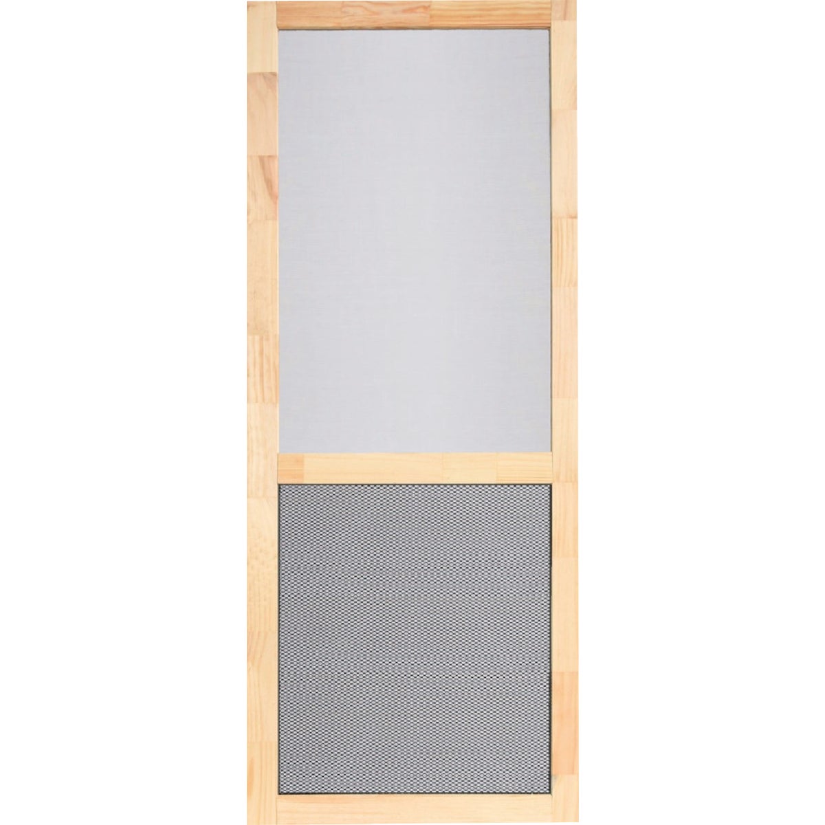 Screen Tight Century Pet Guard 32 In. W x 80 In. H x 1 1/8 In. Thick Natural Wood Screen Door