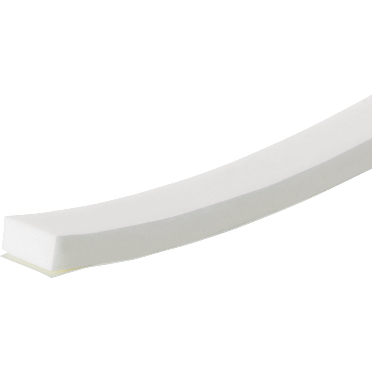 M-D 1/2" W x 1/4" T x 17' L White Foam Weatherstrip Tape