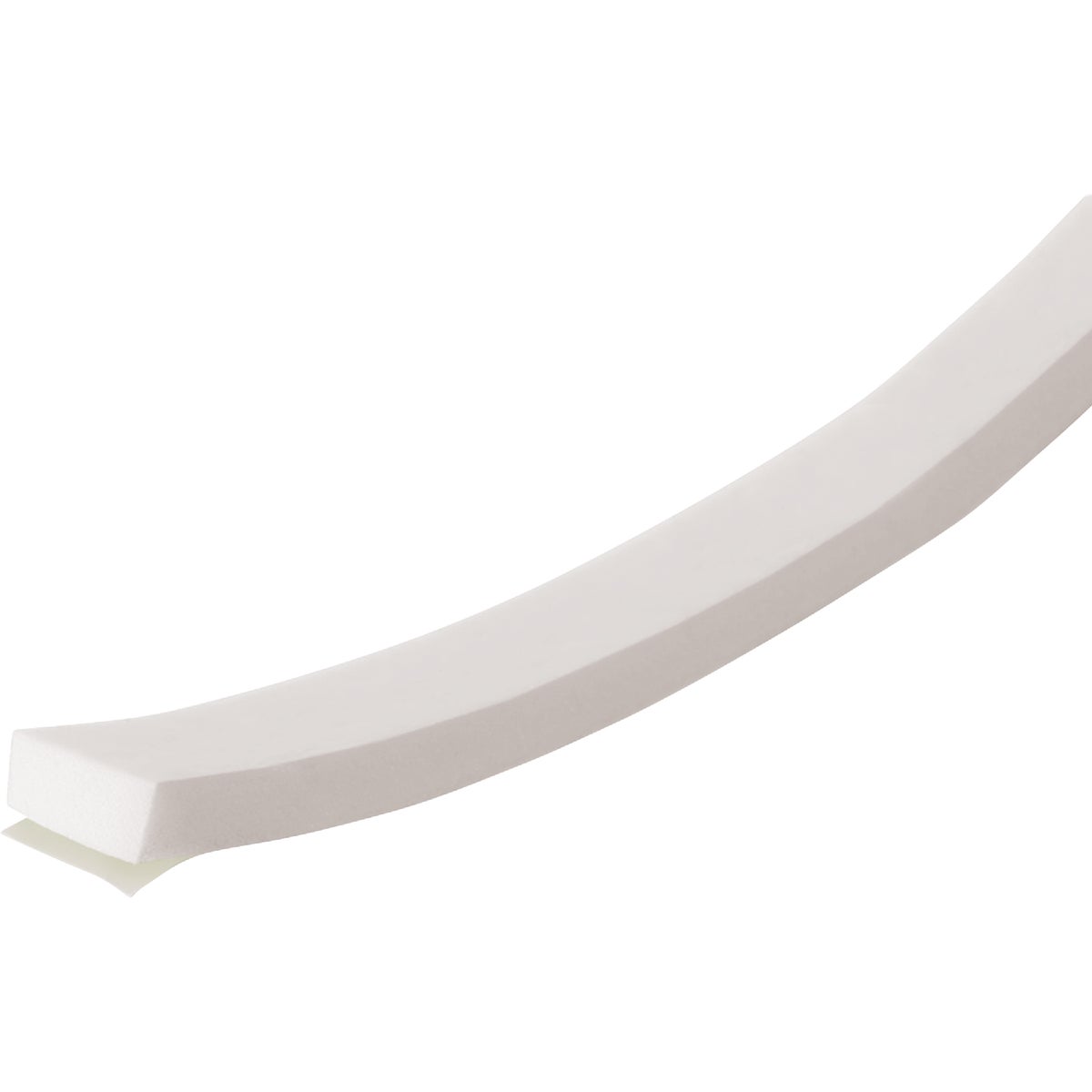 M-D 3/8" W x 3/16" T x 17' L White Foam Weatherstrip Tape